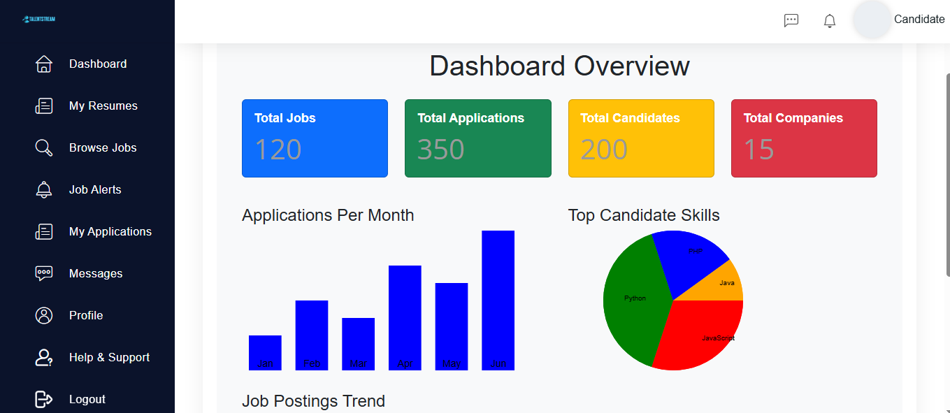 Job Portal (React + Laravel)