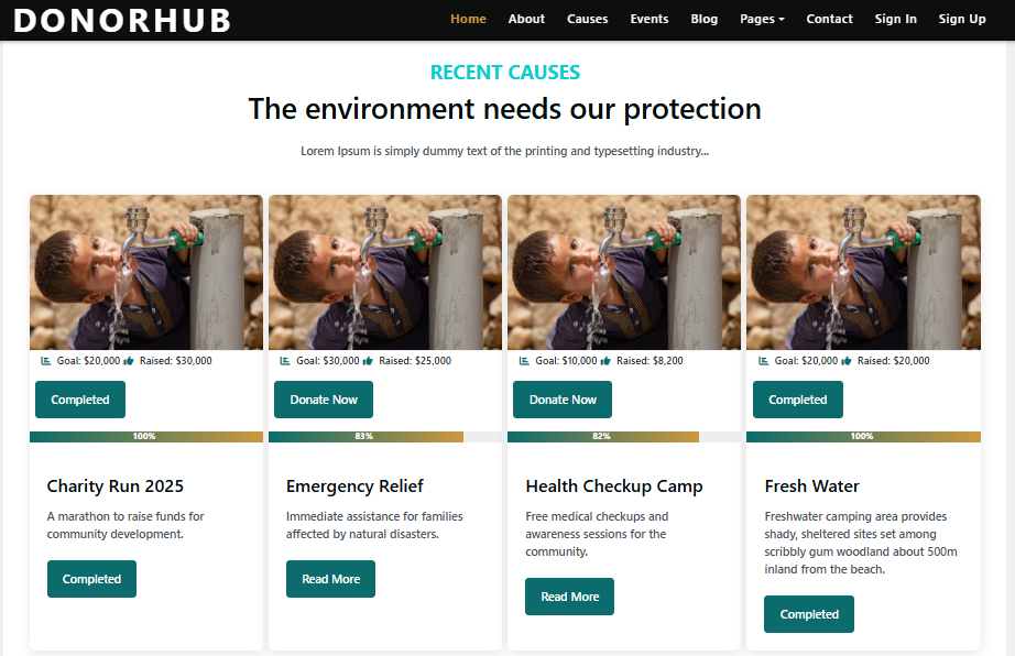 Donation Management System