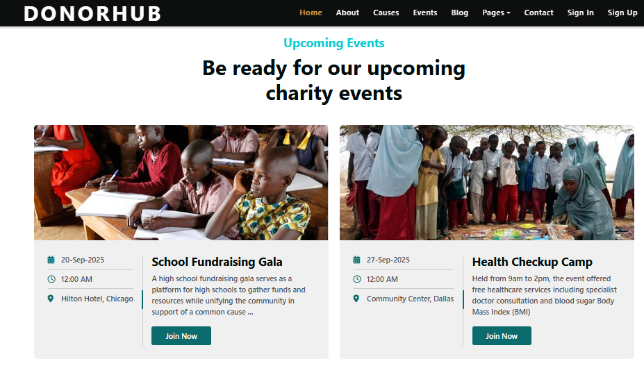 Donation Management System