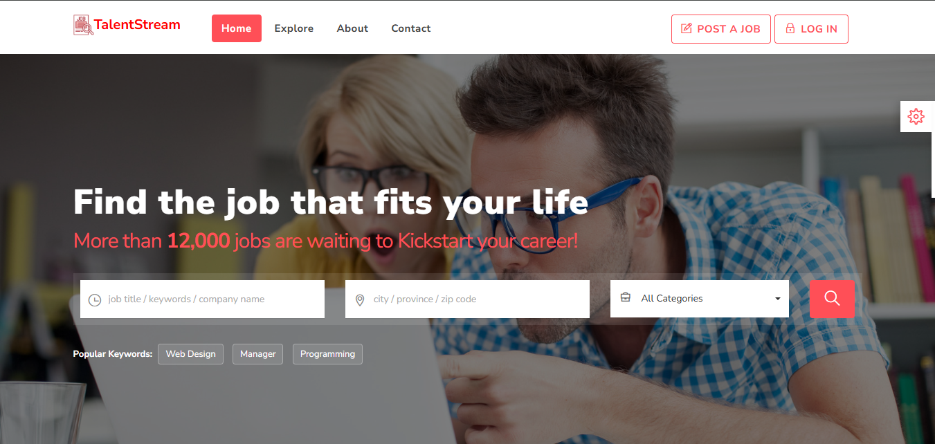 Job Portal (TalentStream)