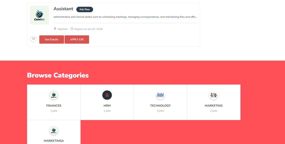 Job Portal (TalentStream)