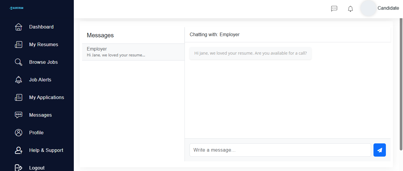 Job Portal (React + Laravel)