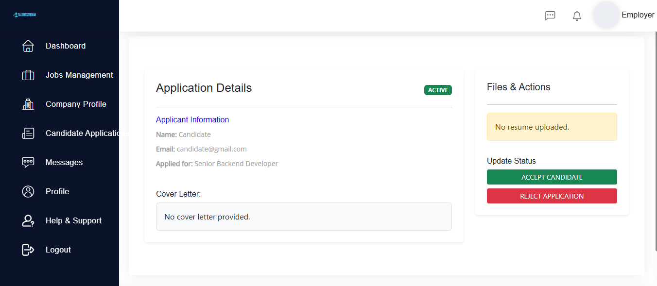 Job Portal (React + Laravel)